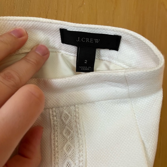 J. Crew Lace Stripe Skirt - Picture 5 of 7
